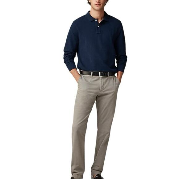 NWT J. Crew Men 32 x 32 Straight Leg Grey Casual Pants 770 Stretch - Picture 2 of 12
